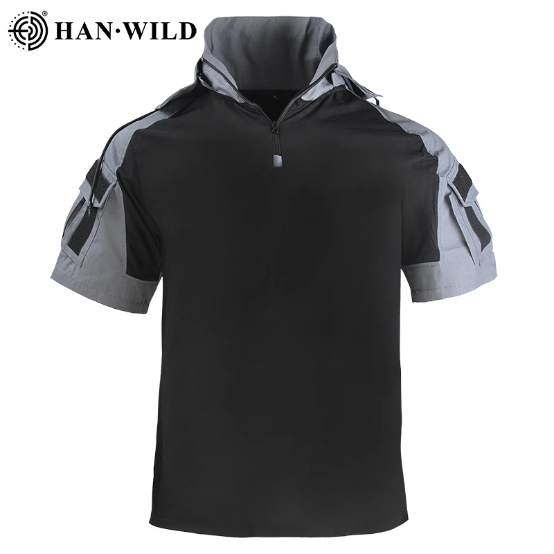 Wildman Hunting & Outdoor Robertson Photos - HAN WILD Hiking T-Shirt Tactical Shirt