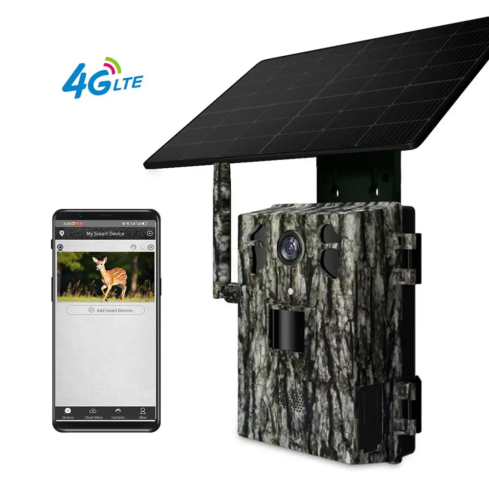 Outdoor Hunting Video Camera - Solar Hunting Camera Mobile Remote Viewing