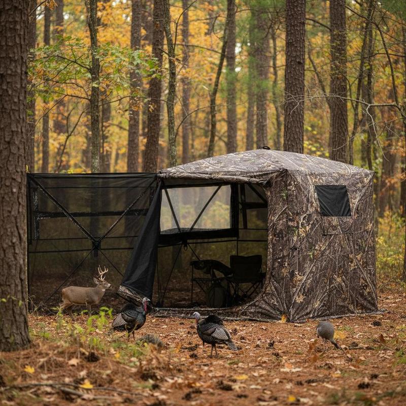 Hunting & Outdoor Supplies Carterton - 360 Degree View Ground Concealment Tent