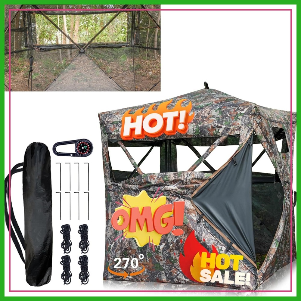 Hunting & Outdoor Supplies Carterton - 270/360 Degree See Through Hunting Blind