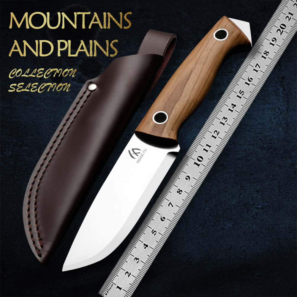 Best Hunting Outdoor Knife - HUANGFU High quality steel outdoor knife,