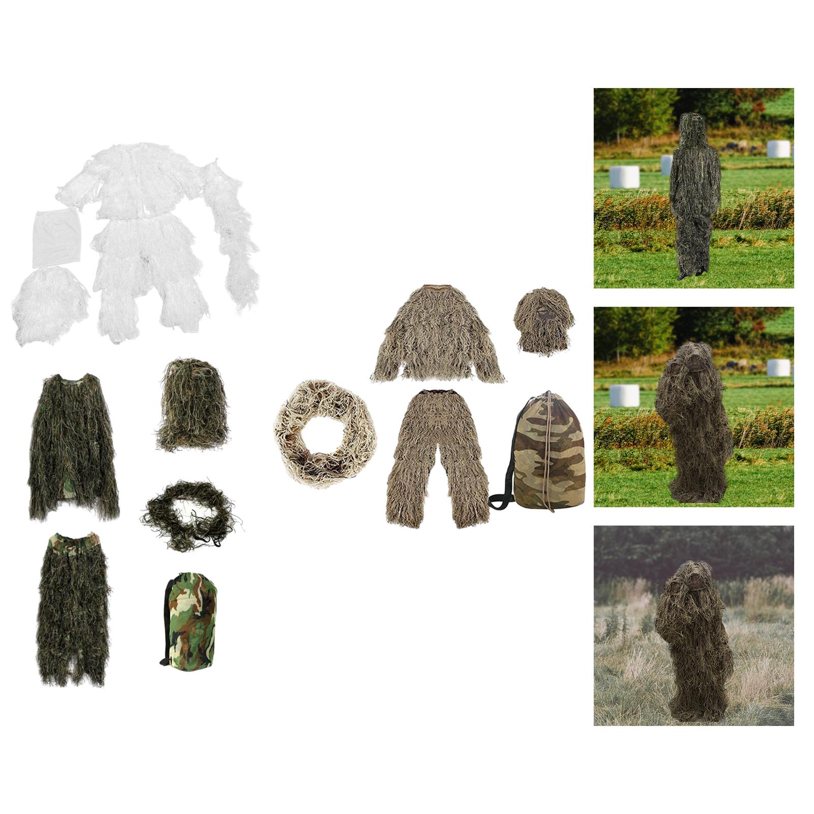 Outdoor Hunting Outfit - Kids Ghillie Suit Apparel Fancy Dress