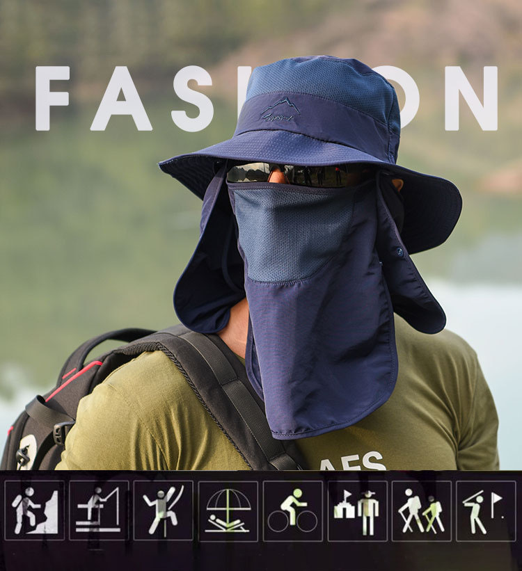 Hunting Outdoor Decor - Summer Sun Hats UV Protection Outdoor