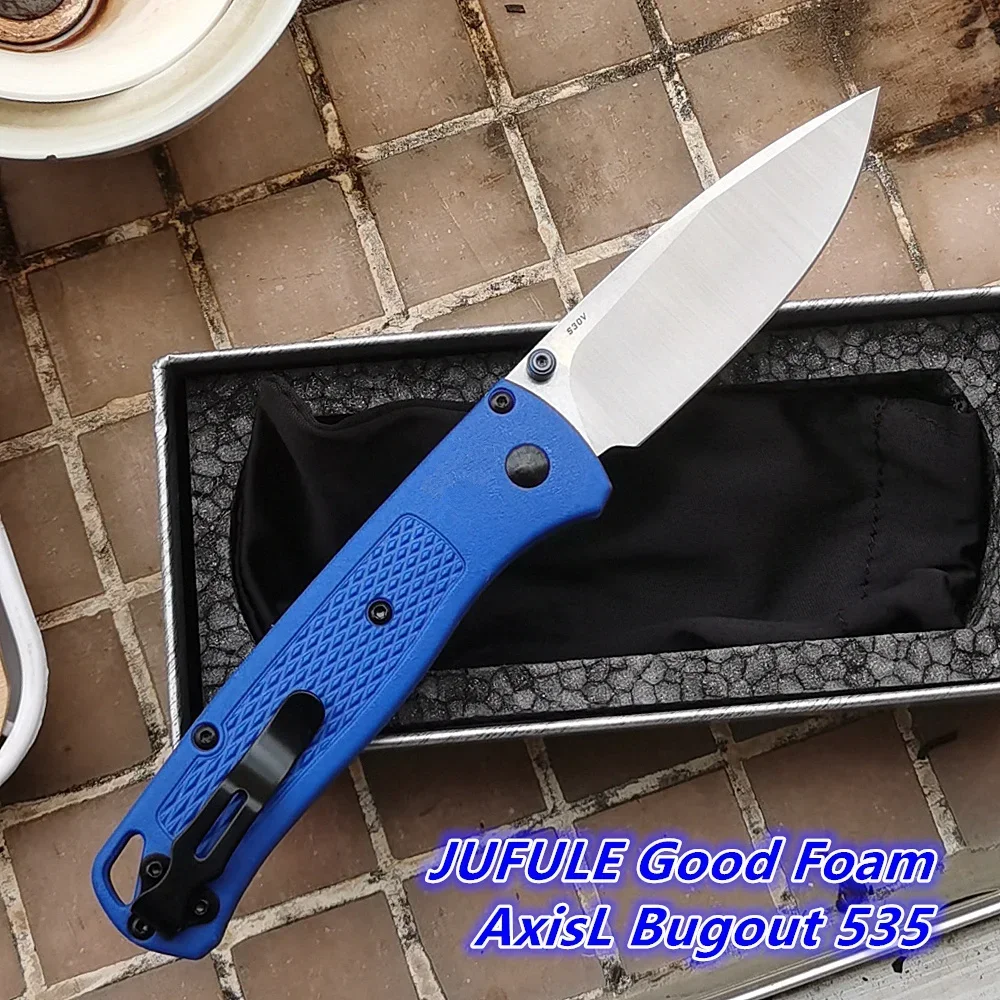 Best Hunting Outdoor Knife - JUFULE Best Foam Bugout 535 Nylon