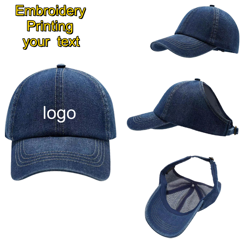 Outdoor Hunting Logo - Adjutstable Sun hat Girls Ponytail baseball
