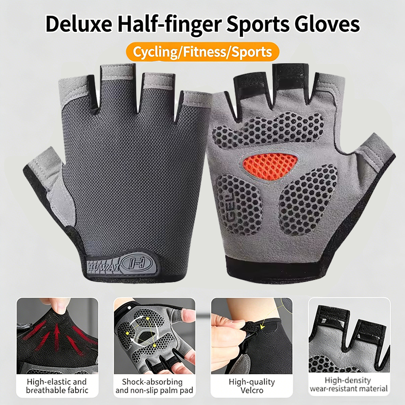 Outdoor Hunting Gloves - Outdoor Fitness Cycling Hunting Half Finger