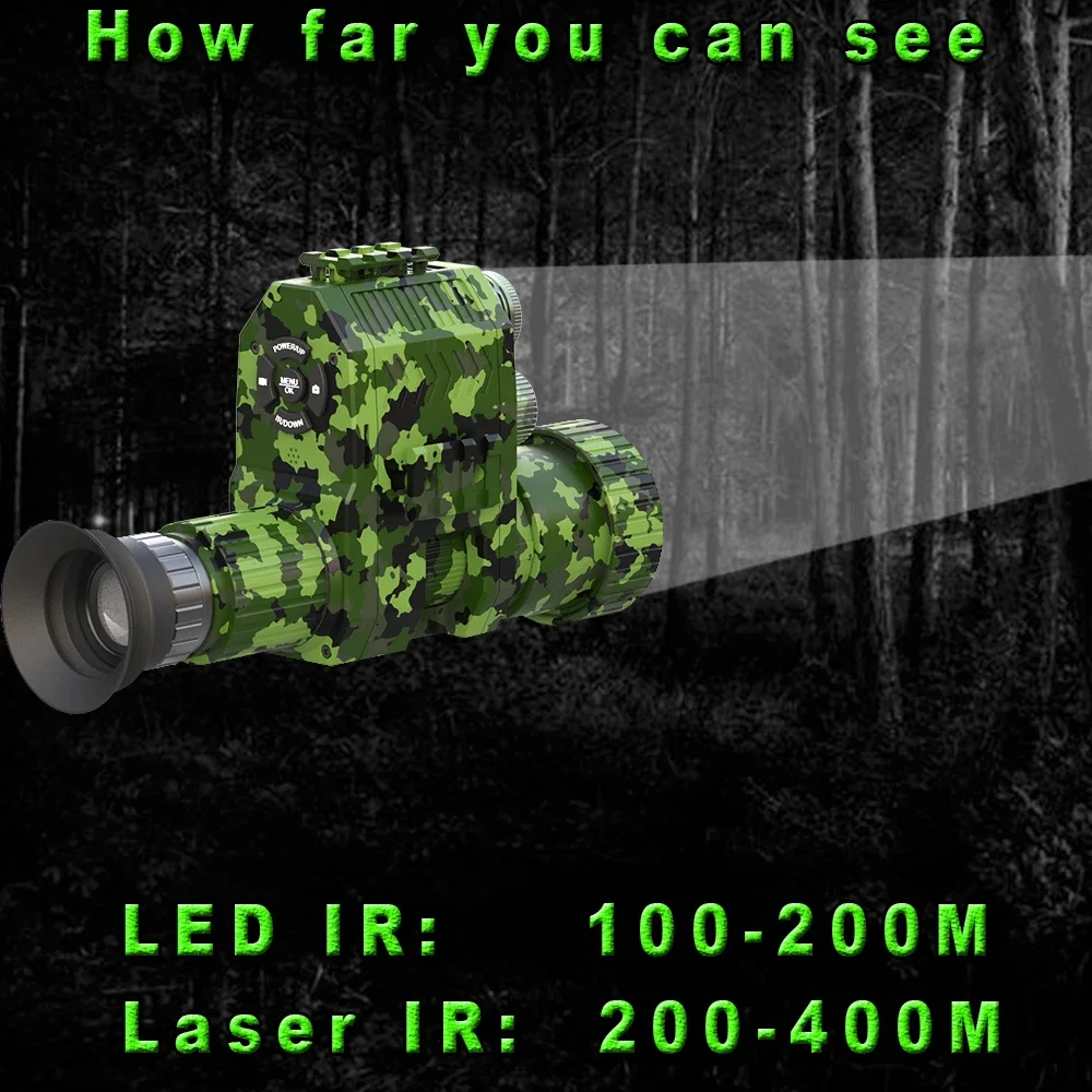 Megaorei NK007plus 200-400M Mo – Outdoor Hunting Digital Night Vision recenzja i cena