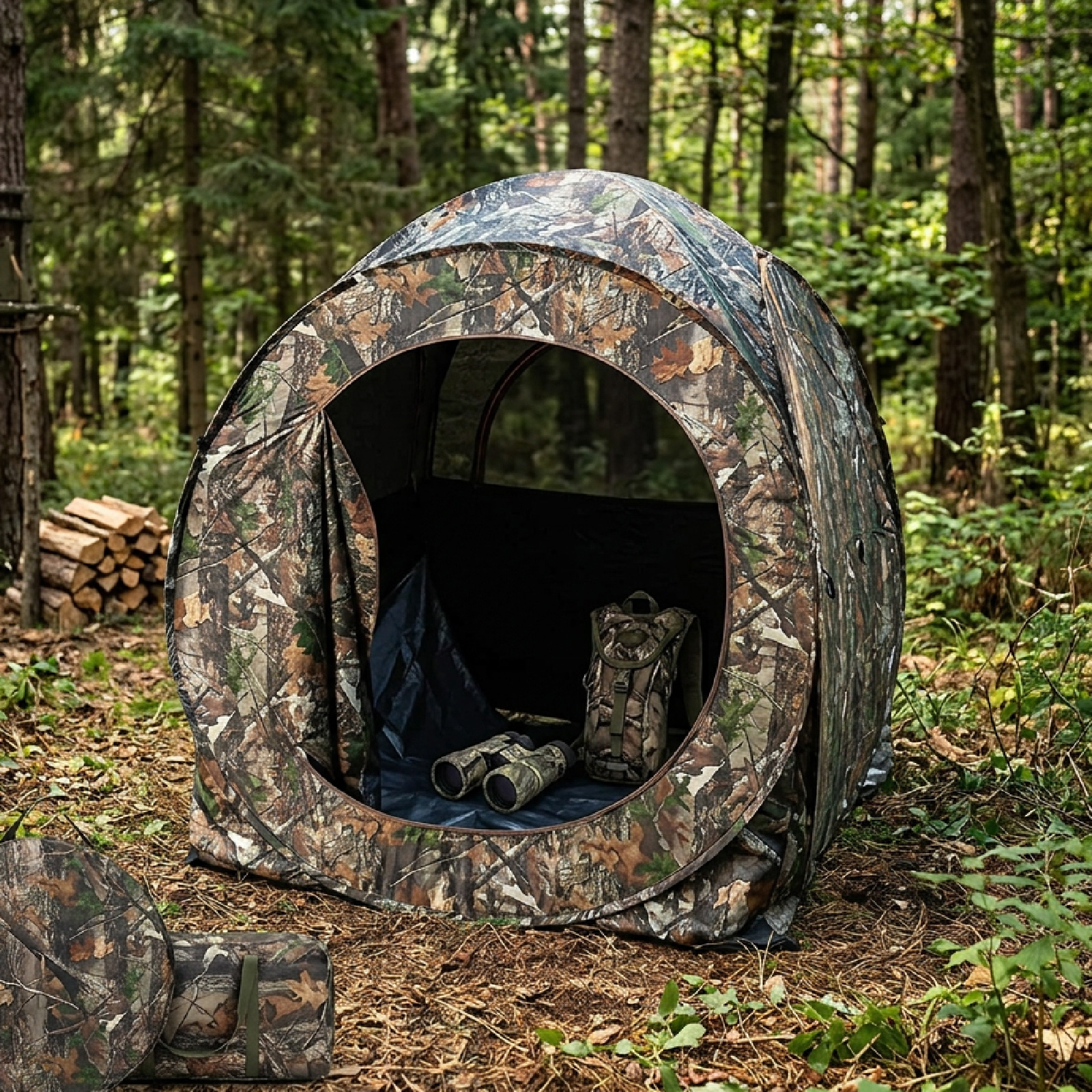 Camouflage Pop-Up Hunting Blin – Hunting & Outdoor Supplies Carterton recenzja i cena