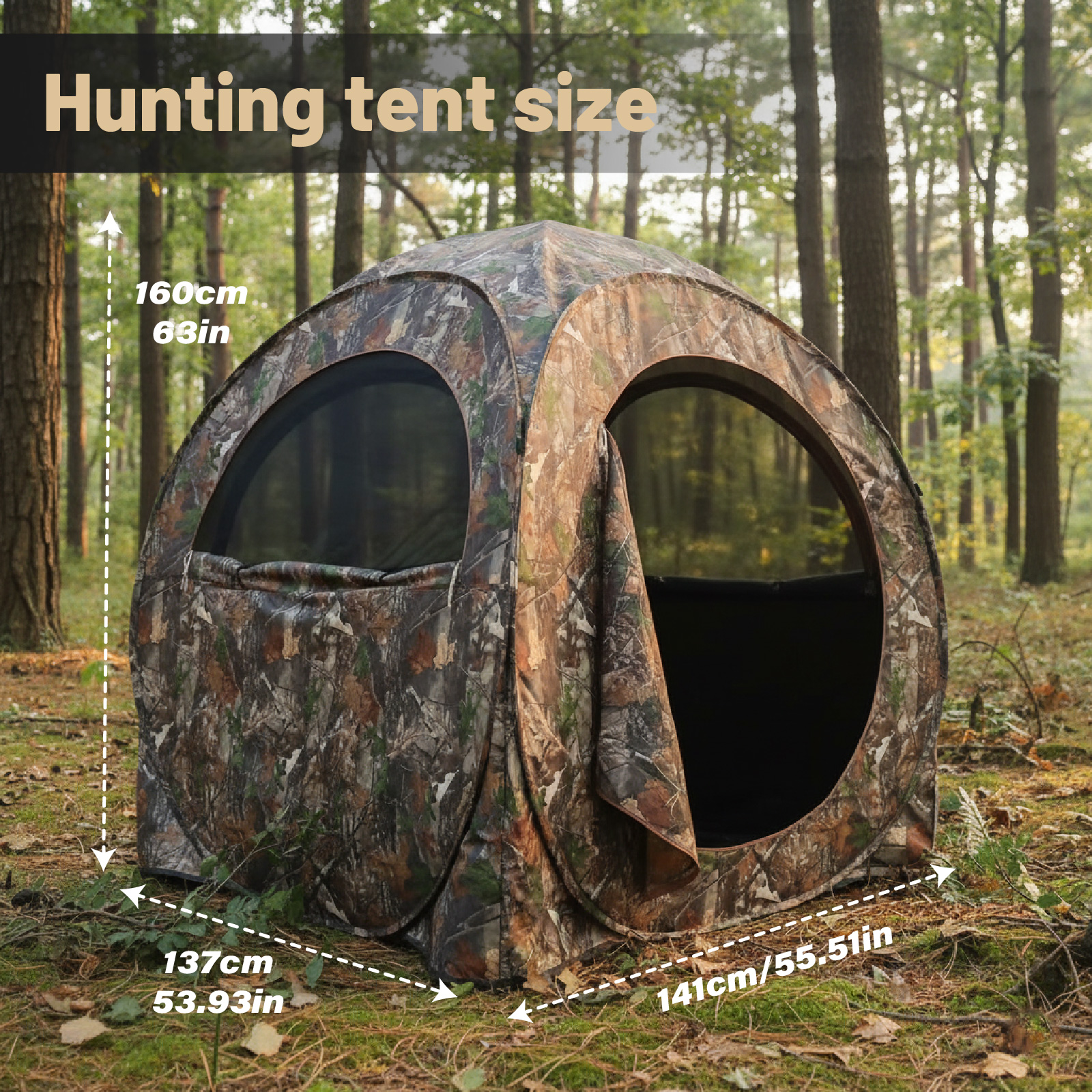 Camouflage Pop-Up Hunting Blin – Hunting & Outdoor Supplies Carterton recenzja i cena