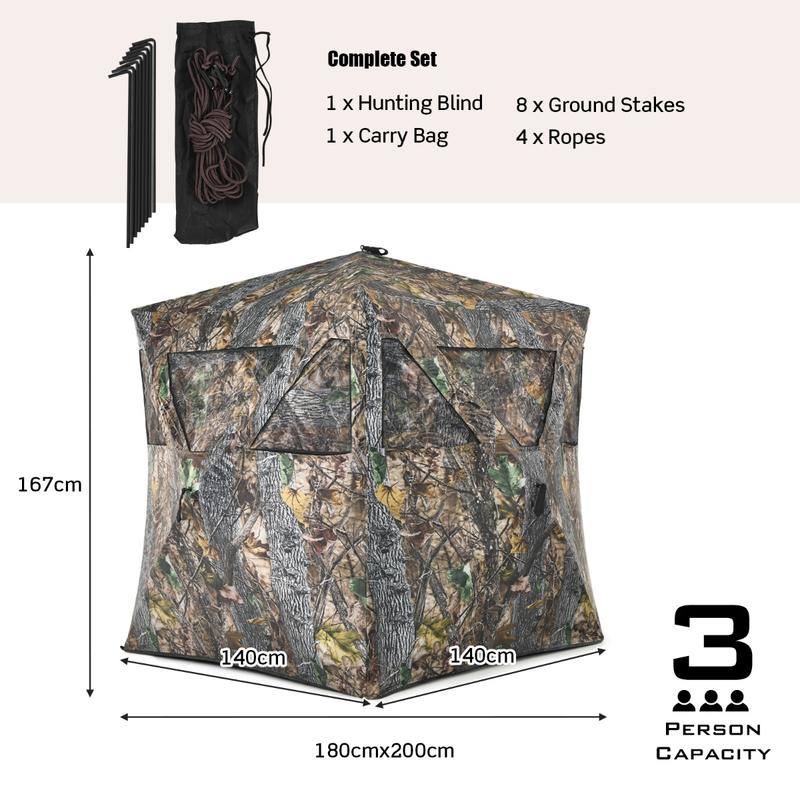 3 Person Portable Pop-Up Groun – Hunting & Outdoor Supplies Carterton recenzja i cena