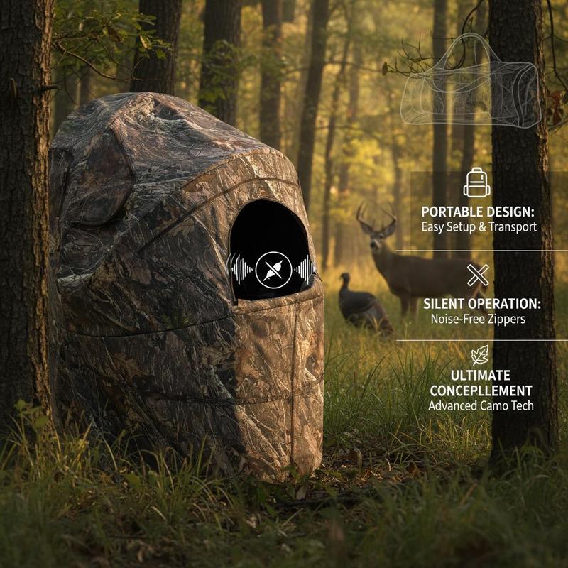 Hunting Blind 1 Person For Dee – Hunting & Outdoor Supplies Carterton recenzja i cena
