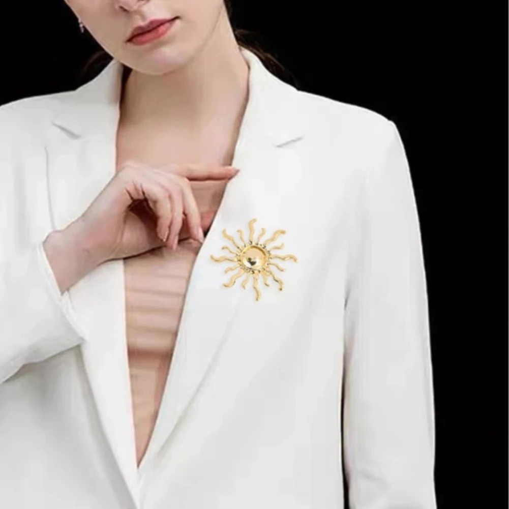 Sunburst Flower Alloy Brooch R – Outdoor Hunting Outfit recenzja i cena