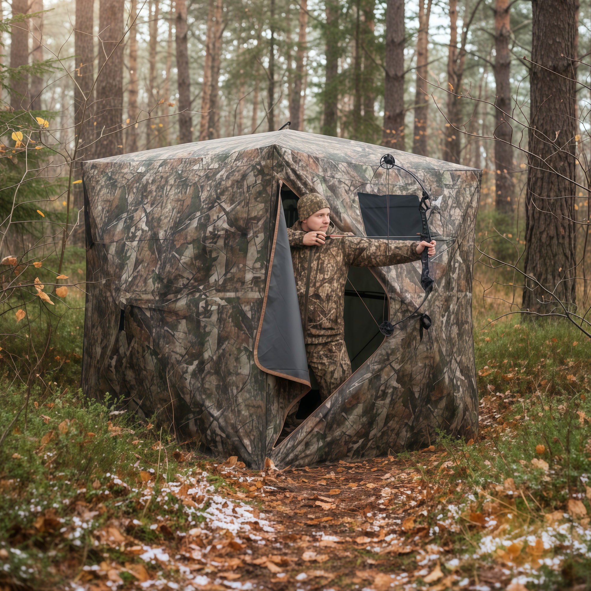Camouflage Pop-Up Hunting Blin – Hunting & Outdoor Supplies Carterton recenzja i cena