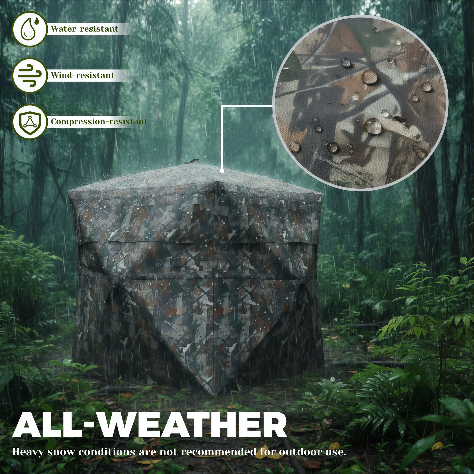 Camouflage Pop-Up Hunting Blin – Hunting & Outdoor Supplies Carterton recenzja i cena