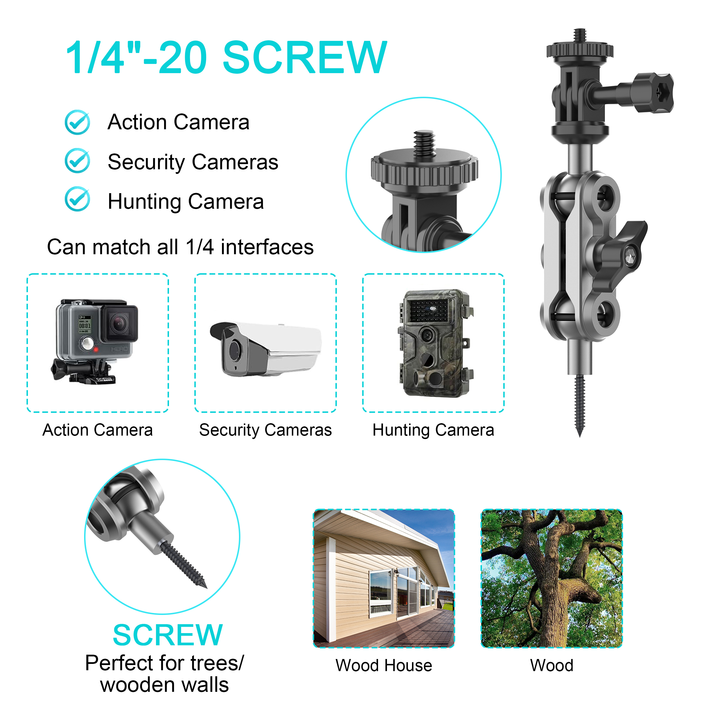 Trail Cameras Mounting Bracket – Hunting Outdoor Camera recenzja i cena