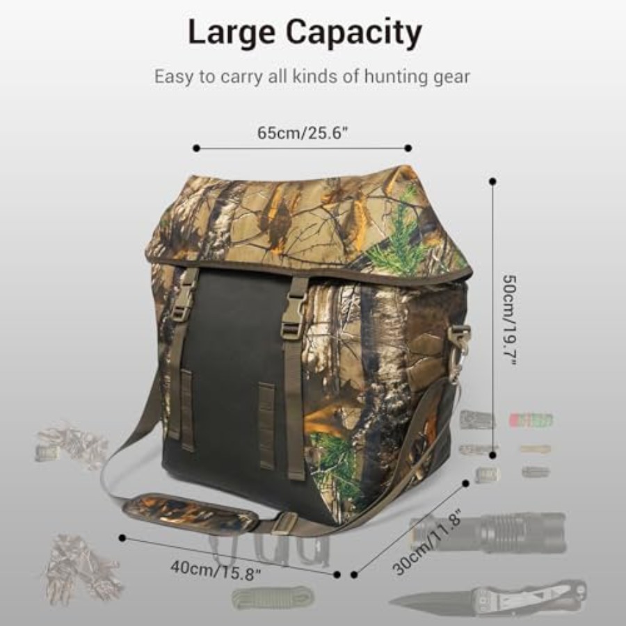 Water-Resistant Camouflage Duf – Outdoor Hunting Gear Storage recenzja i cena