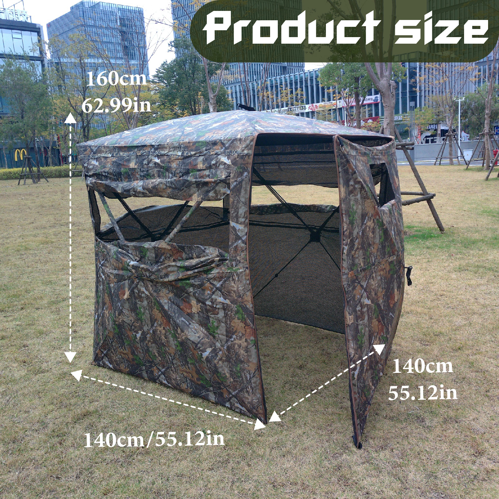 Camouflage Pop-Up Hunting Blin – Hunting & Outdoor Supplies Carterton recenzja i cena