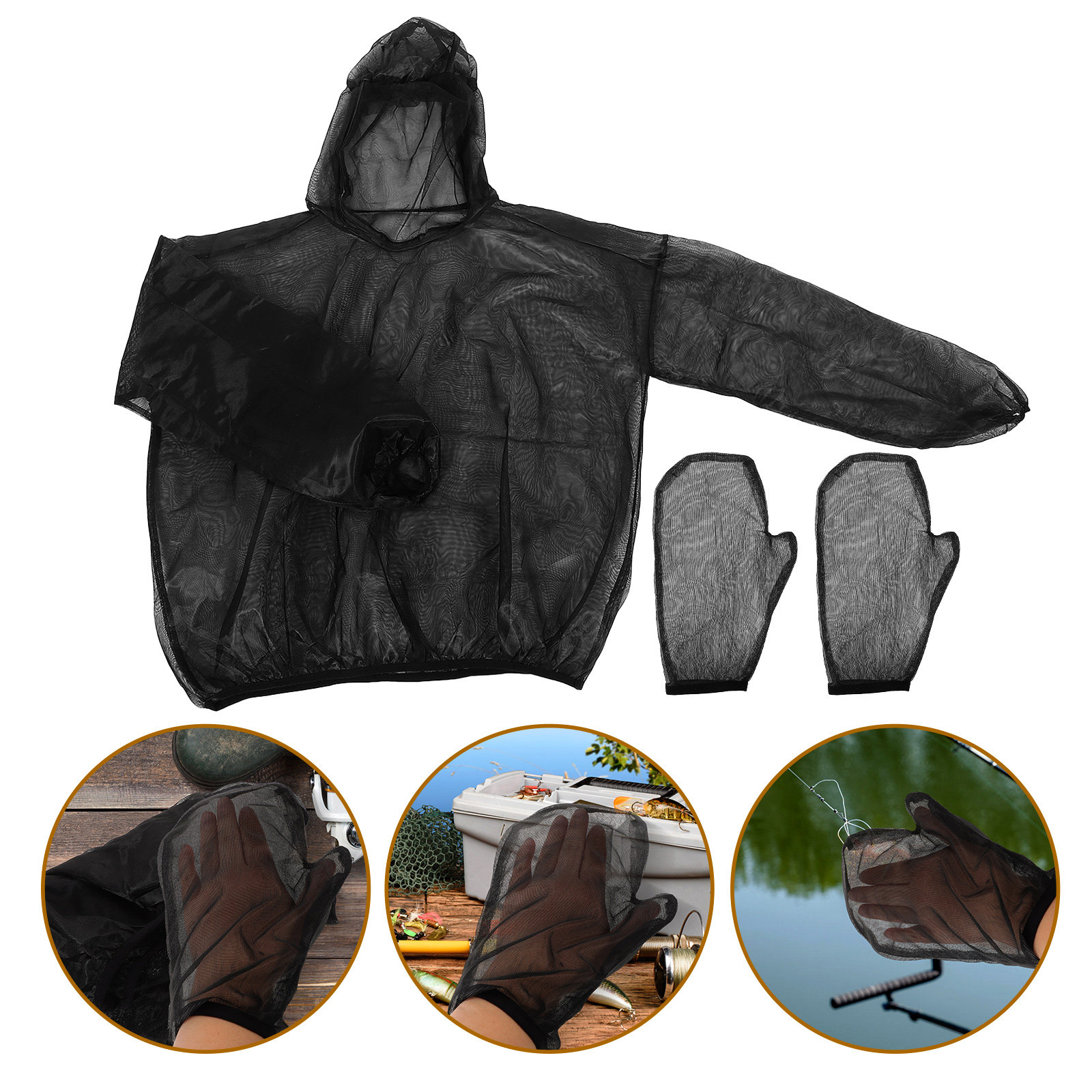 1Set Mosquito Proof Clothing G – Outdoor Hunting Gloves recenzja i cena