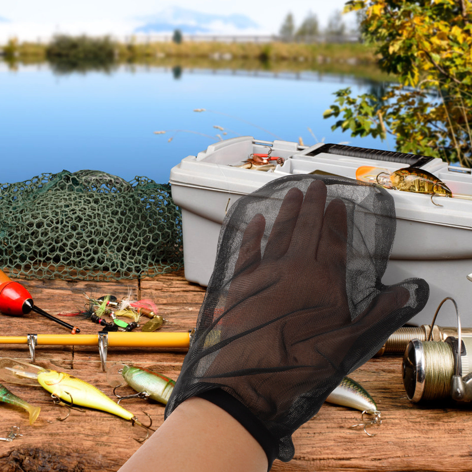 1Set Mosquito Proof Clothing G – Outdoor Hunting Gloves recenzja i cena