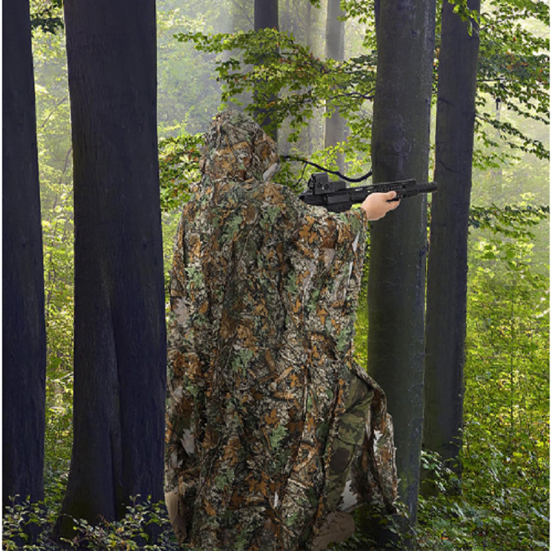 Men Women Kids 3D Leaf Ghillie – Outdoor Hunting Outfit recenzja i cena