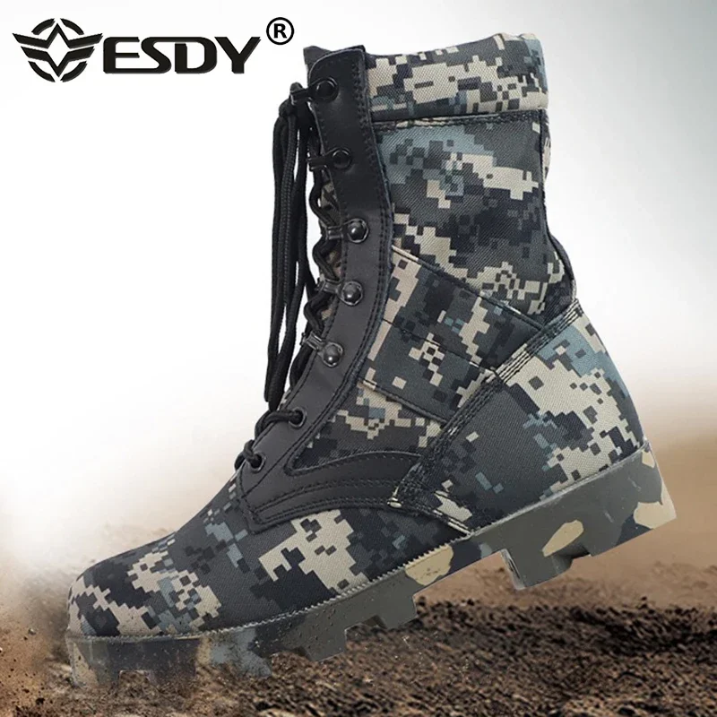 Camouflage Ankle Boots Men Out – Hunting Boot Insole recenzja i cena