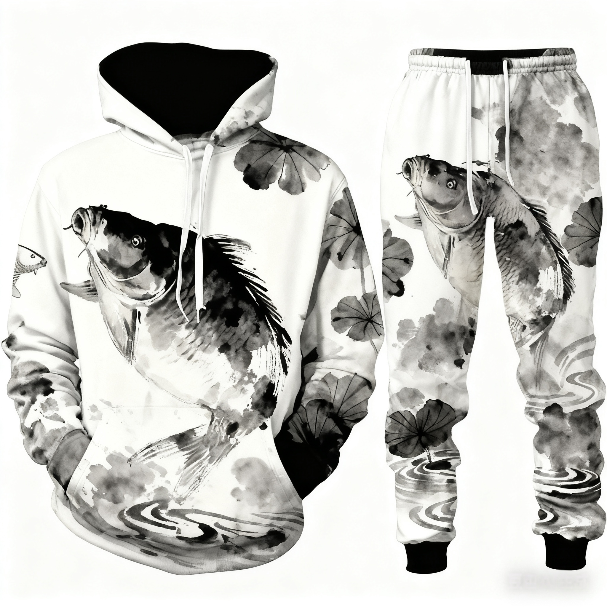 Popular Bass Fishing 3D Print  – Outdoor Hunting Outfit recenzja i cena