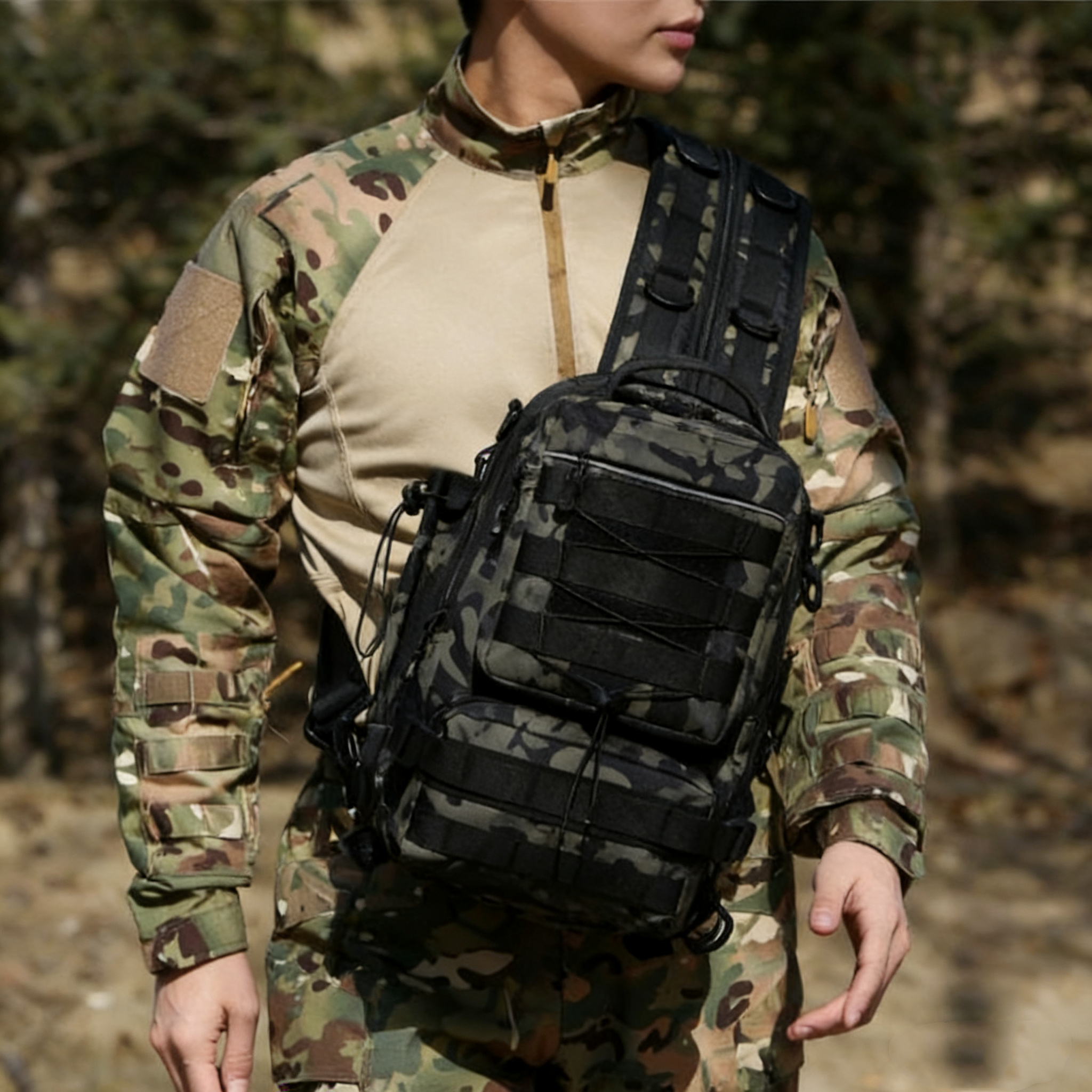 Men Outdoor Shoulder Fishing L – Outdoor Hunting Gear Storage recenzja i cena