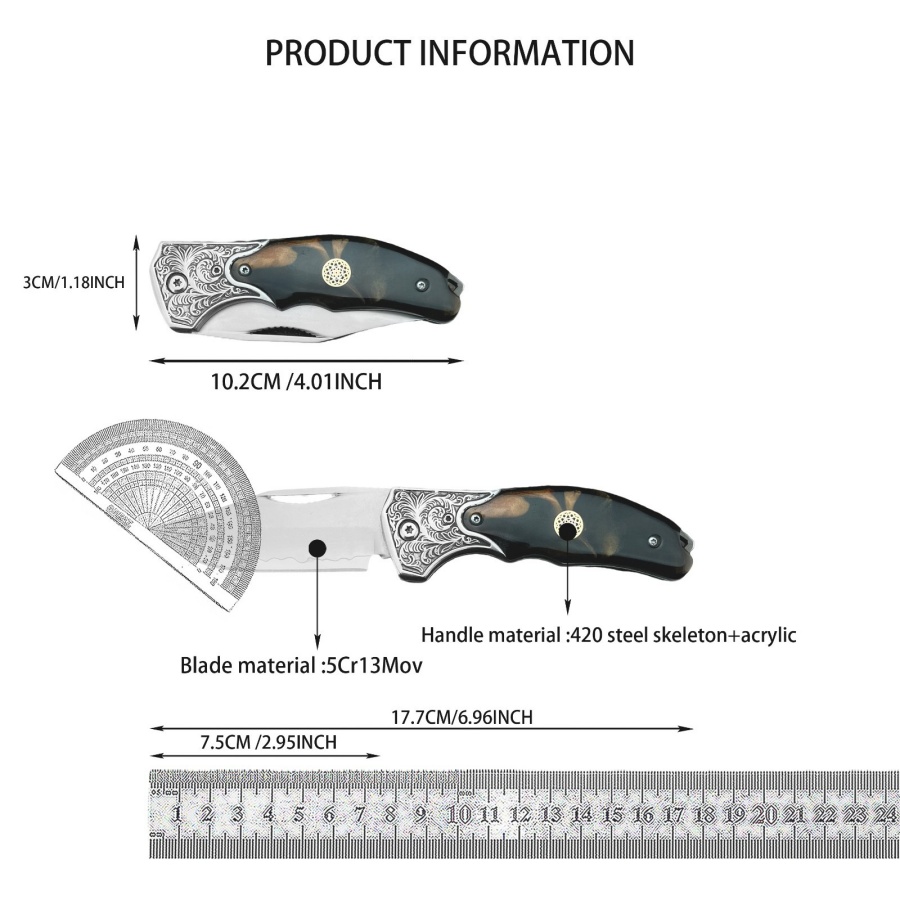 EDC 5Cr13Mov Blade Utility Fol – Best Hunting Outdoor Knife recenzja i cena