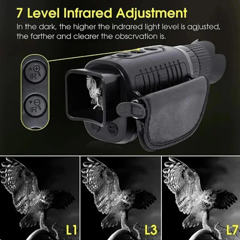 5X Zoom Digital Monocular Infr – Outdoor Hunting Digital Night Vision recenzja i cena