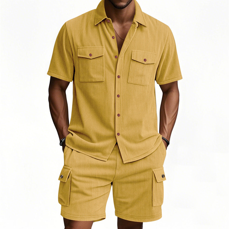 Men's Summer Corduroy Workwear – Outdoor Hunting Outfit recenzja i cena