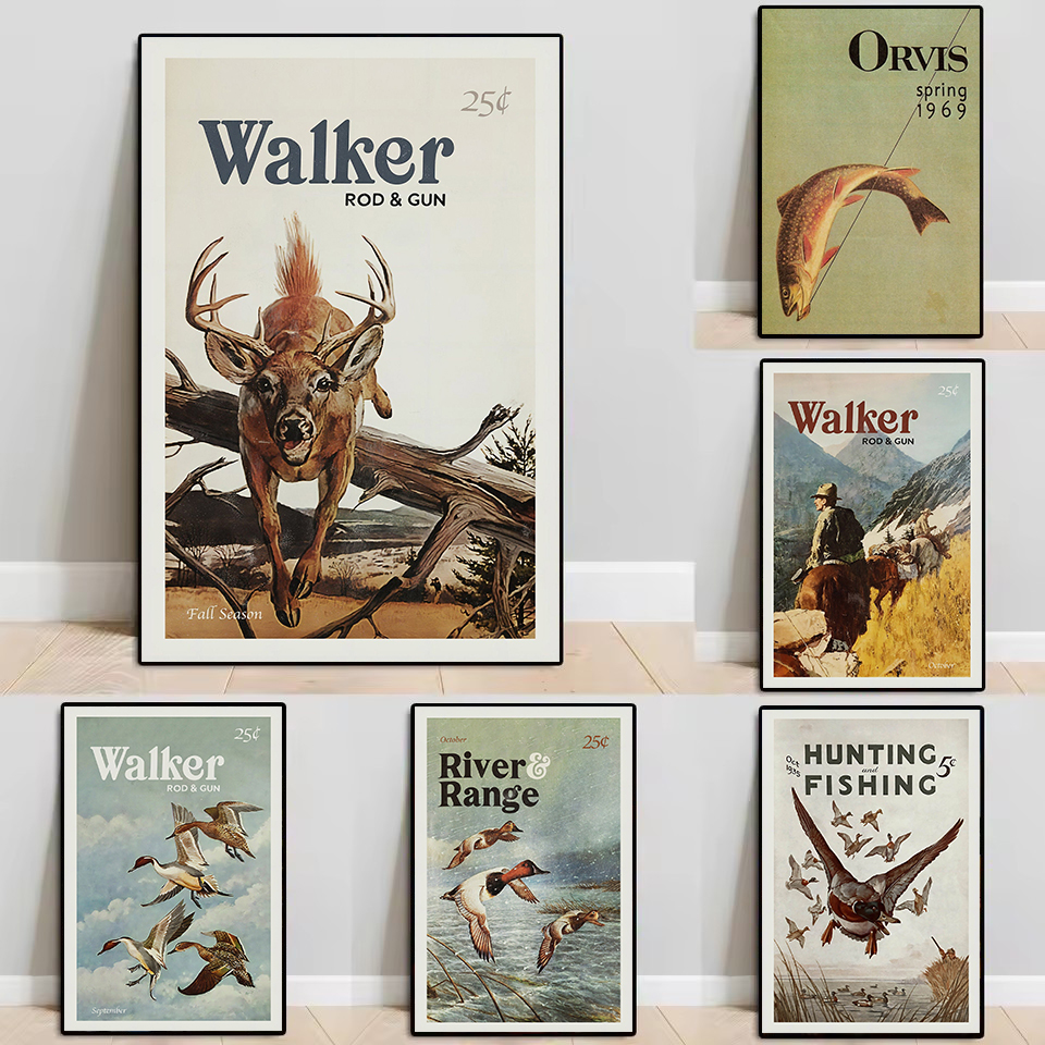 Retro Wildlife Outdoor Hunting – Hunting Outdoor Decor recenzja i cena
