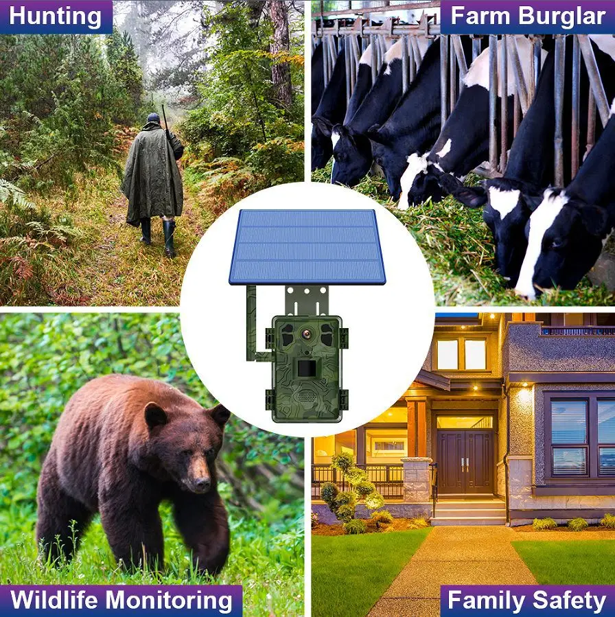 4G LTE Wildlife Solar Hunting  – Outdoor Hunting Video Camera recenzja i cena