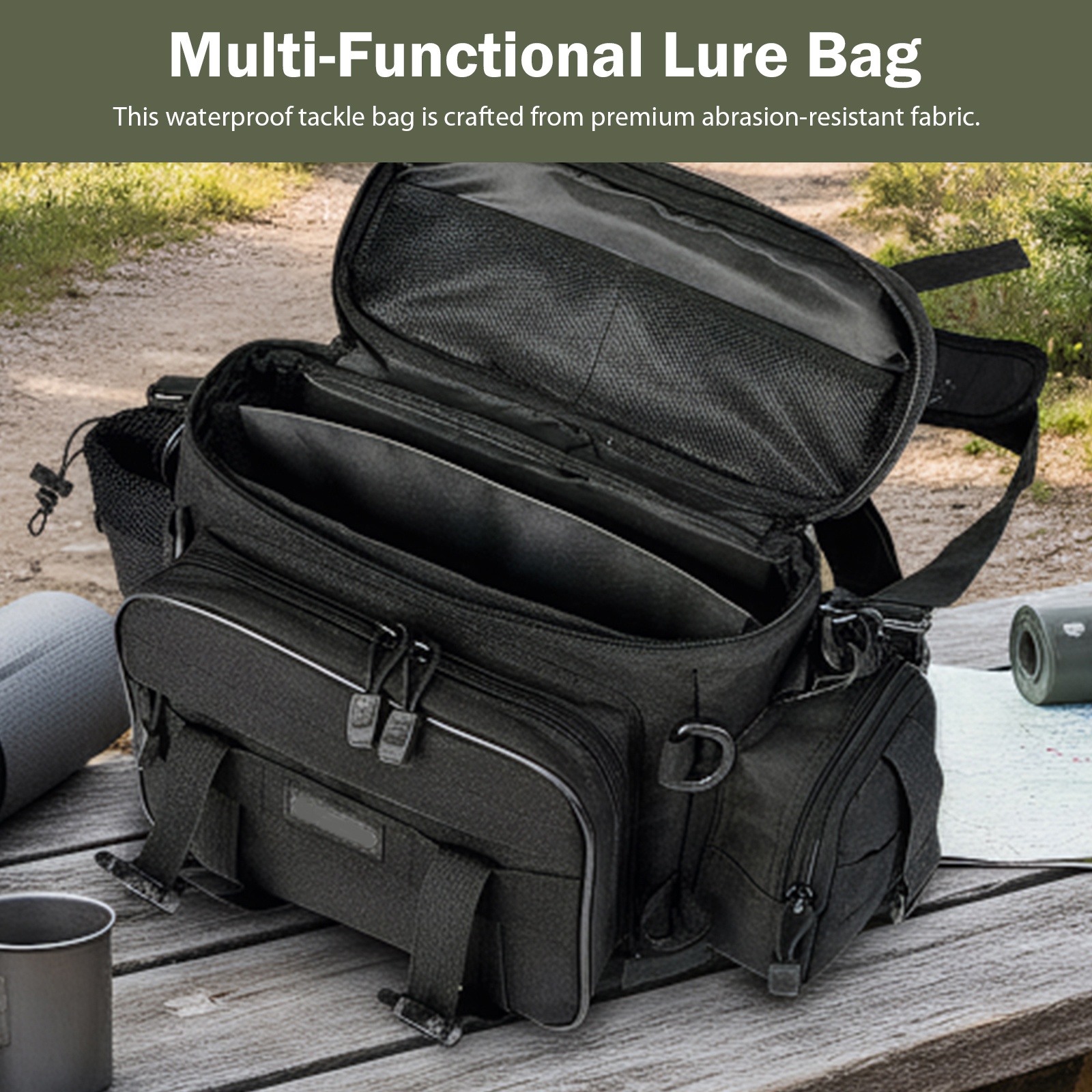 Portable Fishing Gear Organize – Outdoor Hunting Gear Storage recenzja i cena
