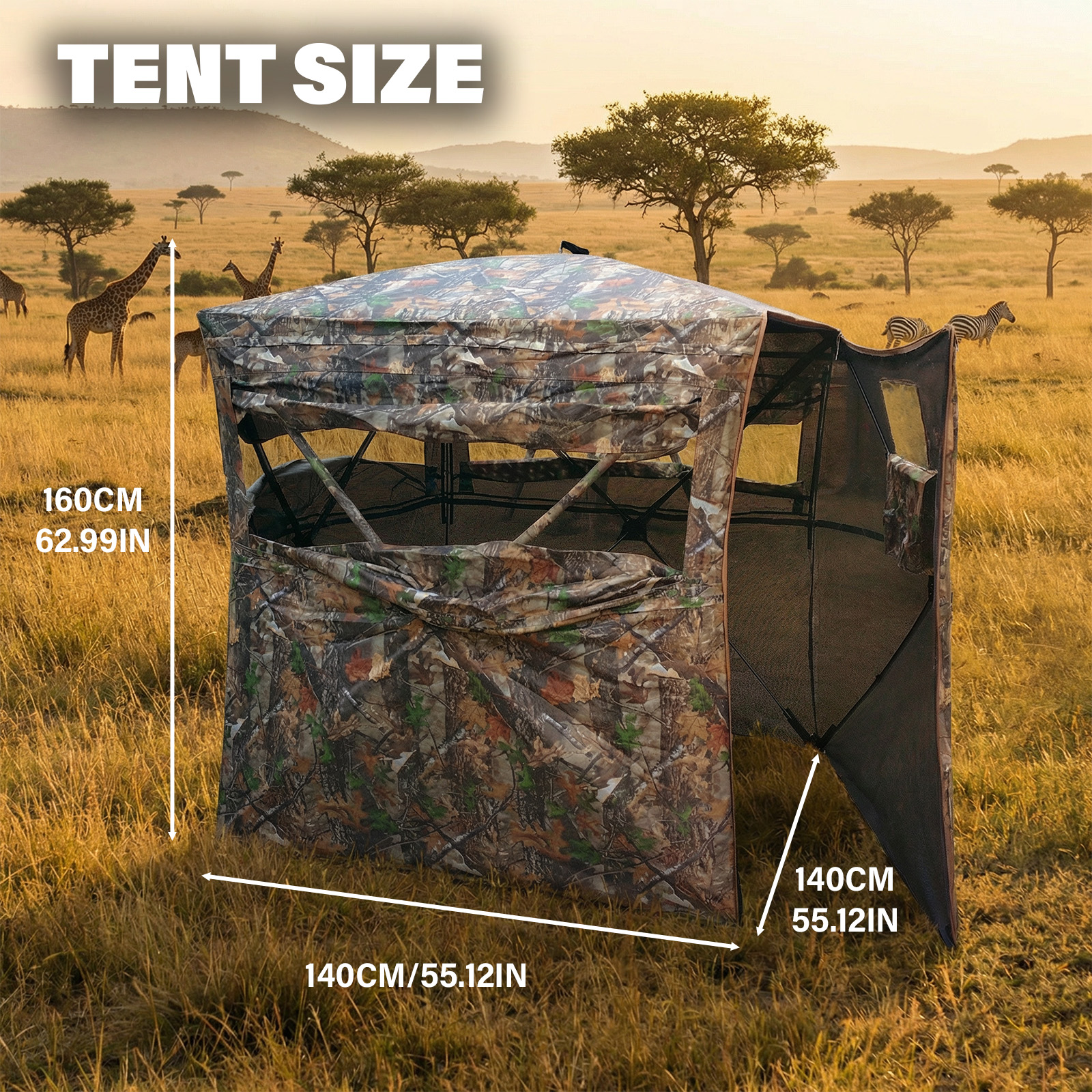 Camouflage Pop-Up Hunting Blin – Hunting & Outdoor Supplies Carterton recenzja i cena