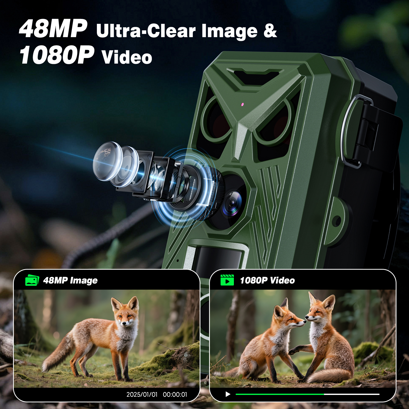 HD Infrared Hunting Camera 2.4 – Outdoor Hunting Video Camera recenzja i cena