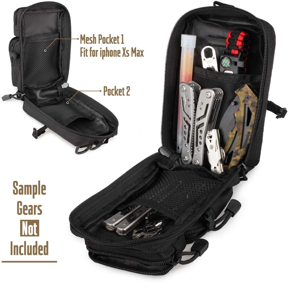 Mini Molle Utility Pouch, EDC  – Outdoor Hunting Gear Storage recenzja i cena