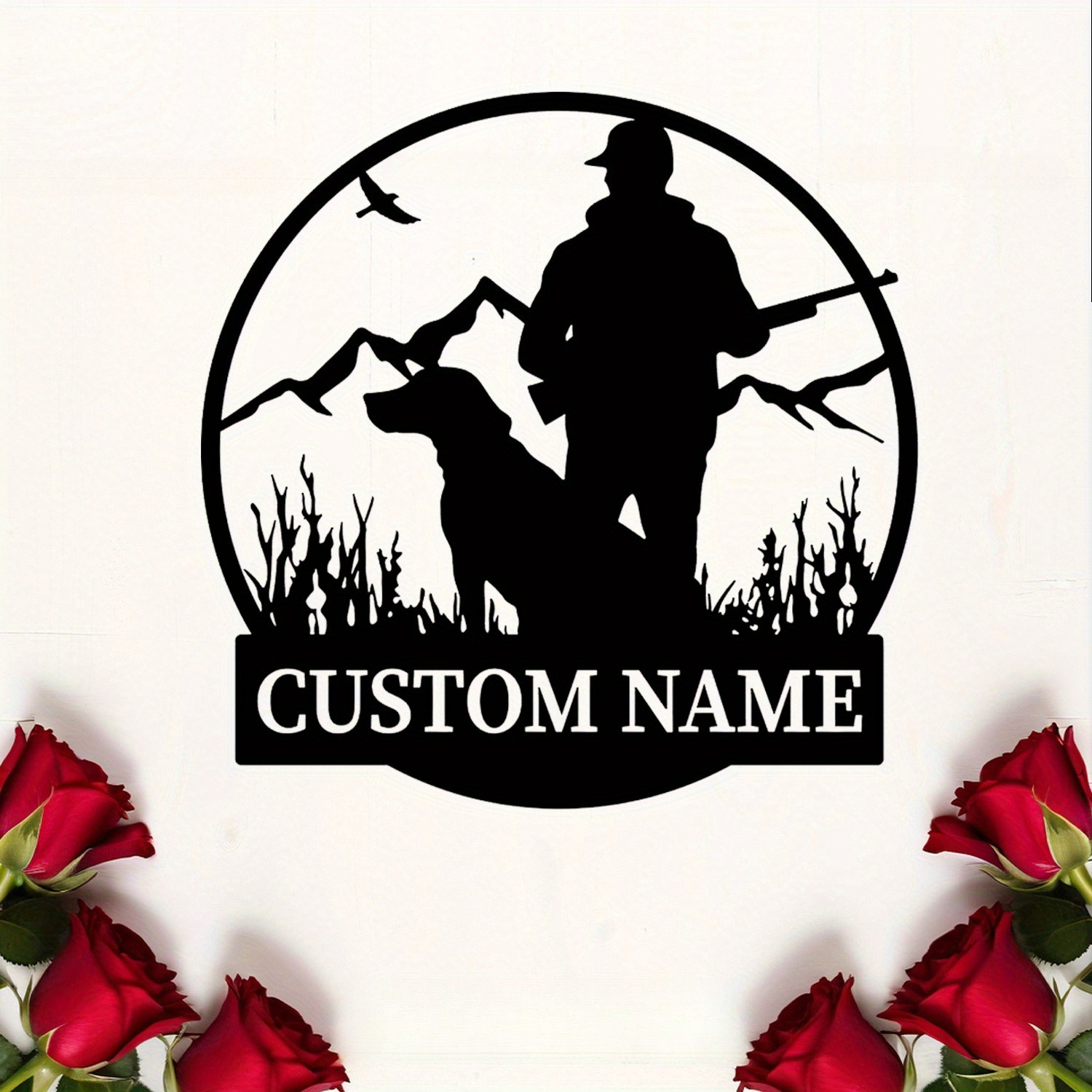 Custom Metal Wall Art with Hun – Hunting Outdoor Decor recenzja i cena