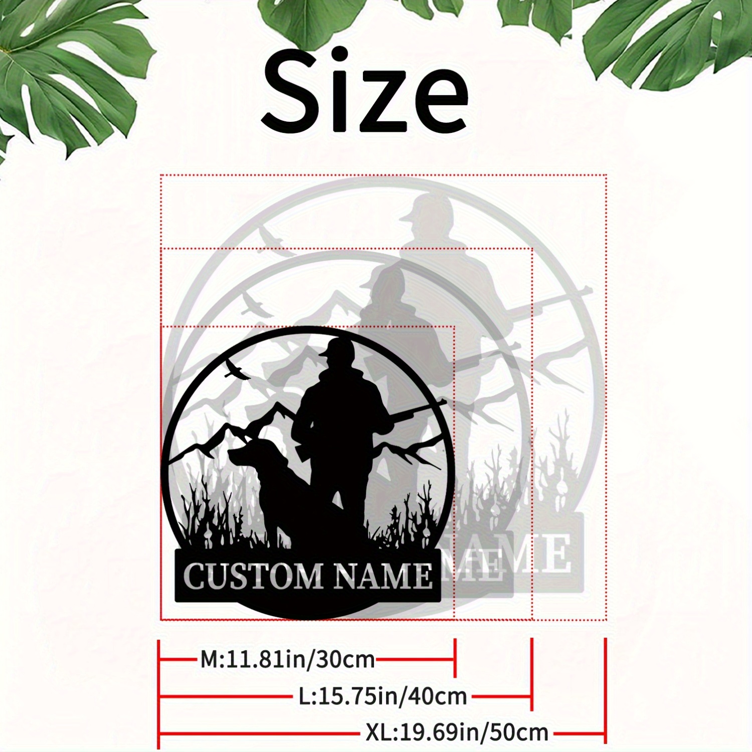 Custom Metal Wall Art with Hun – Hunting Outdoor Decor recenzja i cena