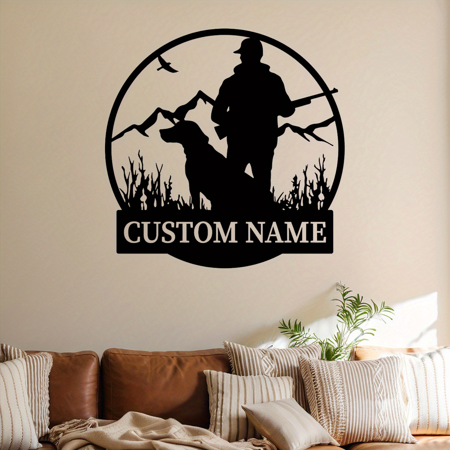 Custom Metal Wall Art with Hun – Hunting Outdoor Decor recenzja i cena