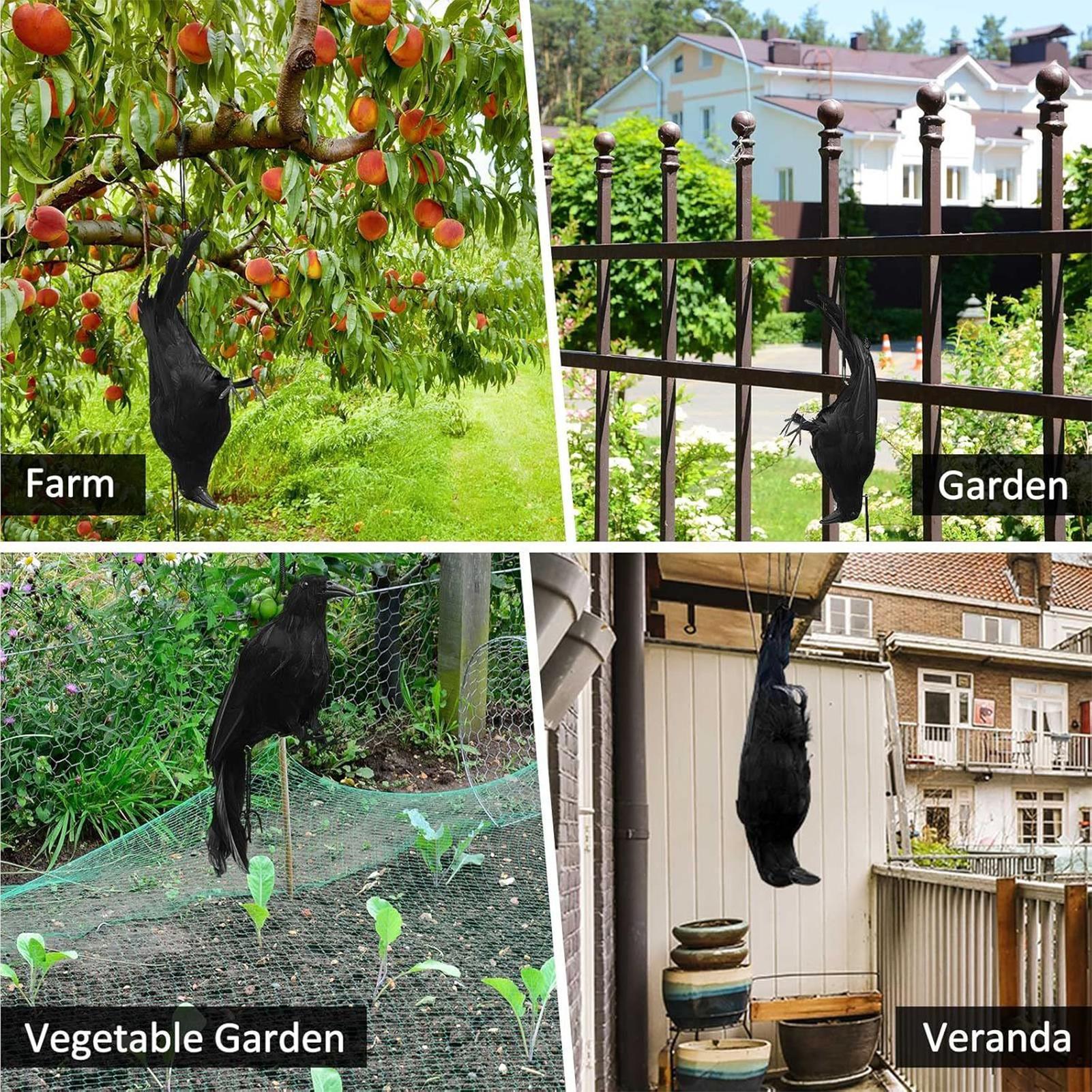 Halloween Crow Decorations Gar – Hunting Outdoor Decor recenzja i cena