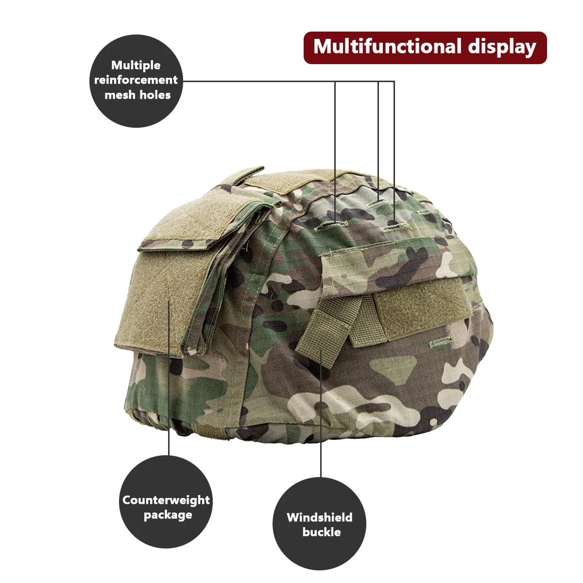 Helmet Camouflage Cover For MI – Hunting And Outdoor Shop recenzja i cena