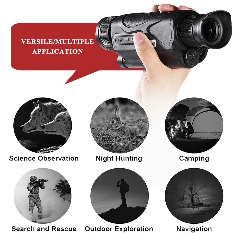 HD Digital Night Vision Monocu – Outdoor Hunting Video Camera recenzja i cena