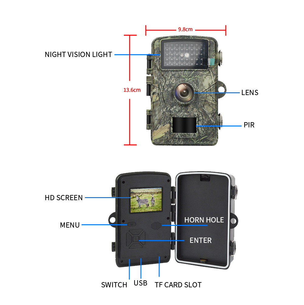 HD Wildlife Trail  Camera PIR  – Hunting Outdoor Camera recenzja i cena