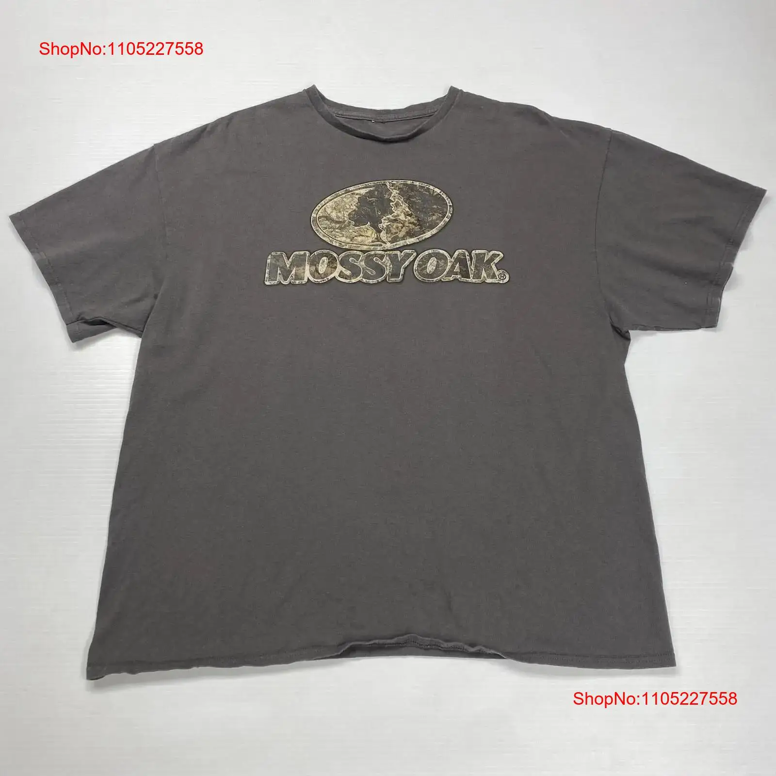 Mossy Oak Mens T Shirt M Gray  – Outdoor Hunting Logo recenzja i cena