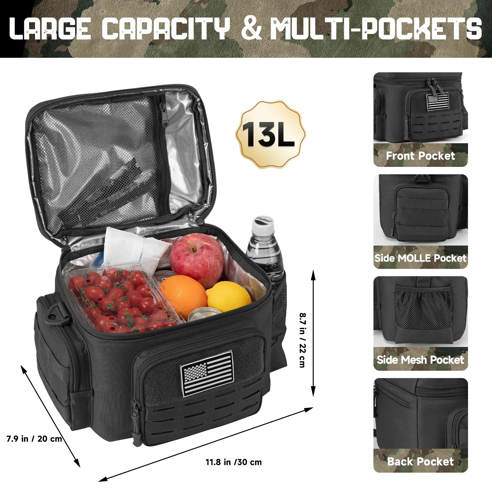 13L Tactical Thermal Cooler Ba – Outdoor Hunting Gear Storage recenzja i cena
