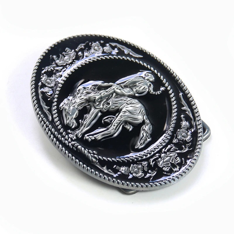 Black Ellipse Belt Buckle Stai – Hunting Outdoor Decor recenzja i cena