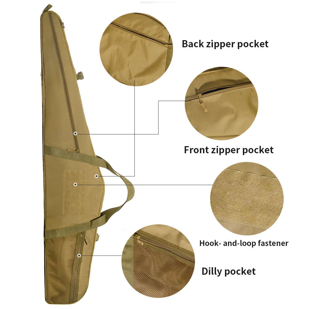 51 Inch Soft Thickened Padded  – Outdoor Hunting Gear Storage recenzja i cena