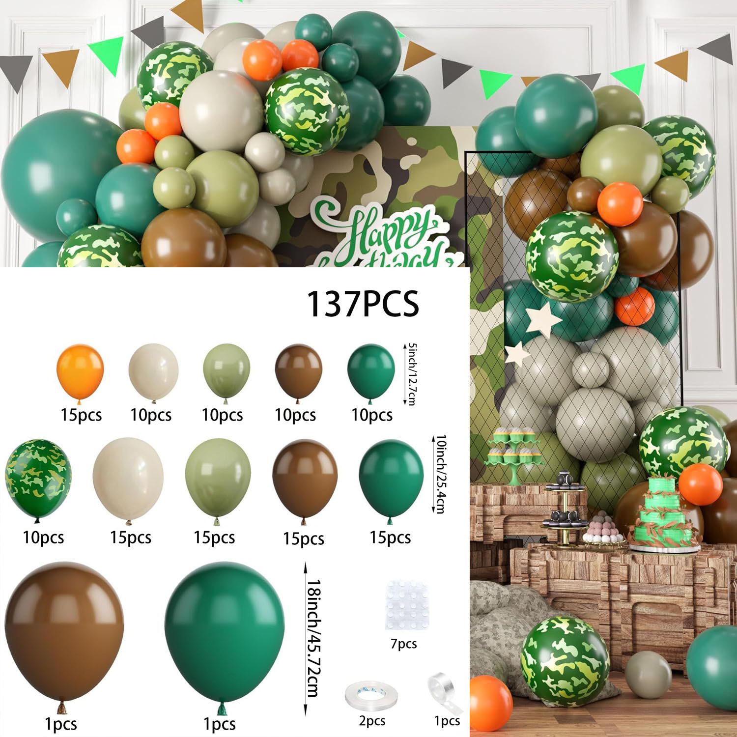 137PCS Amazon Hot Selling Retr – Outdoor Hunting Events recenzja i cena