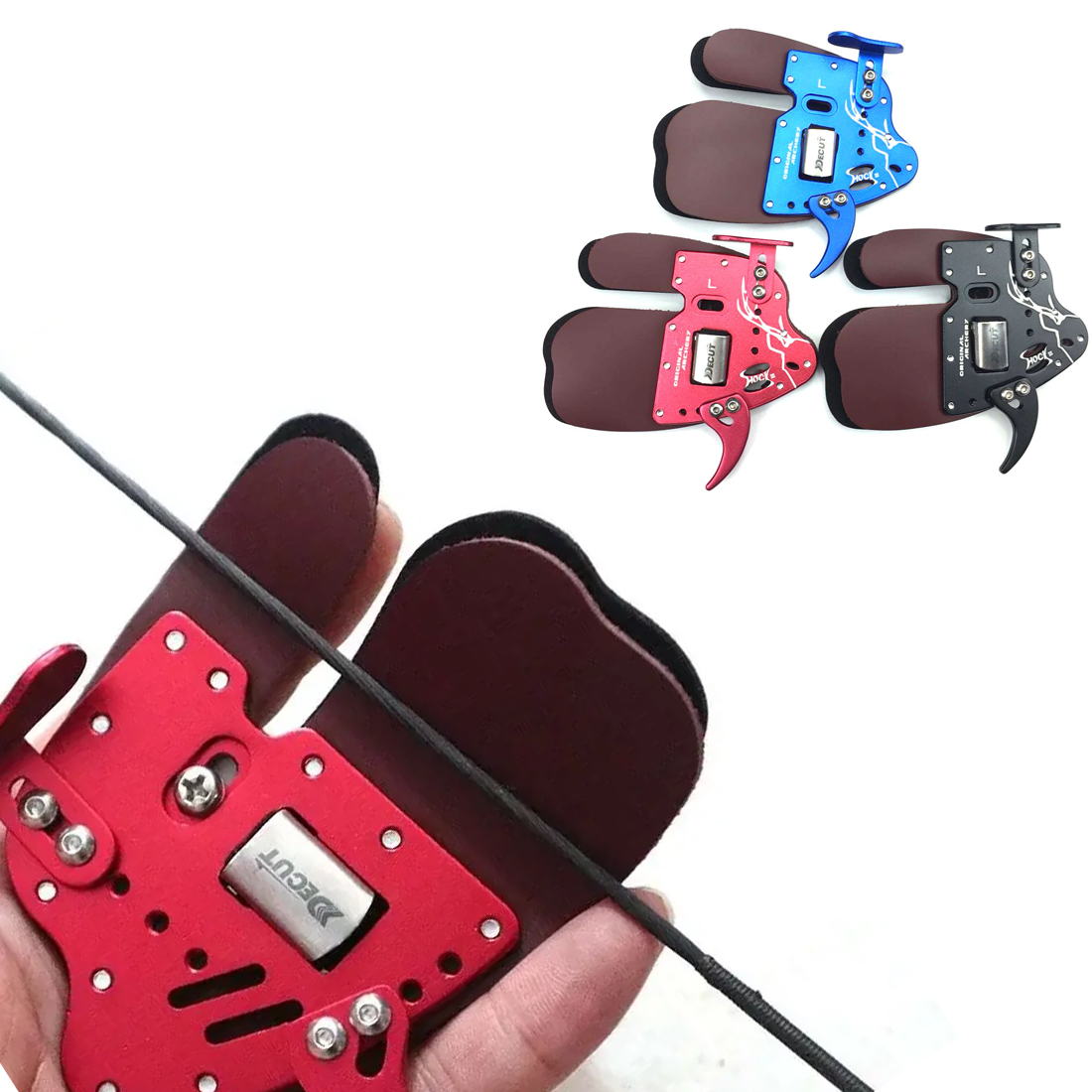DECUT Archery Finger Tab Guard – Outdoor Hunting Gloves recenzja i cena